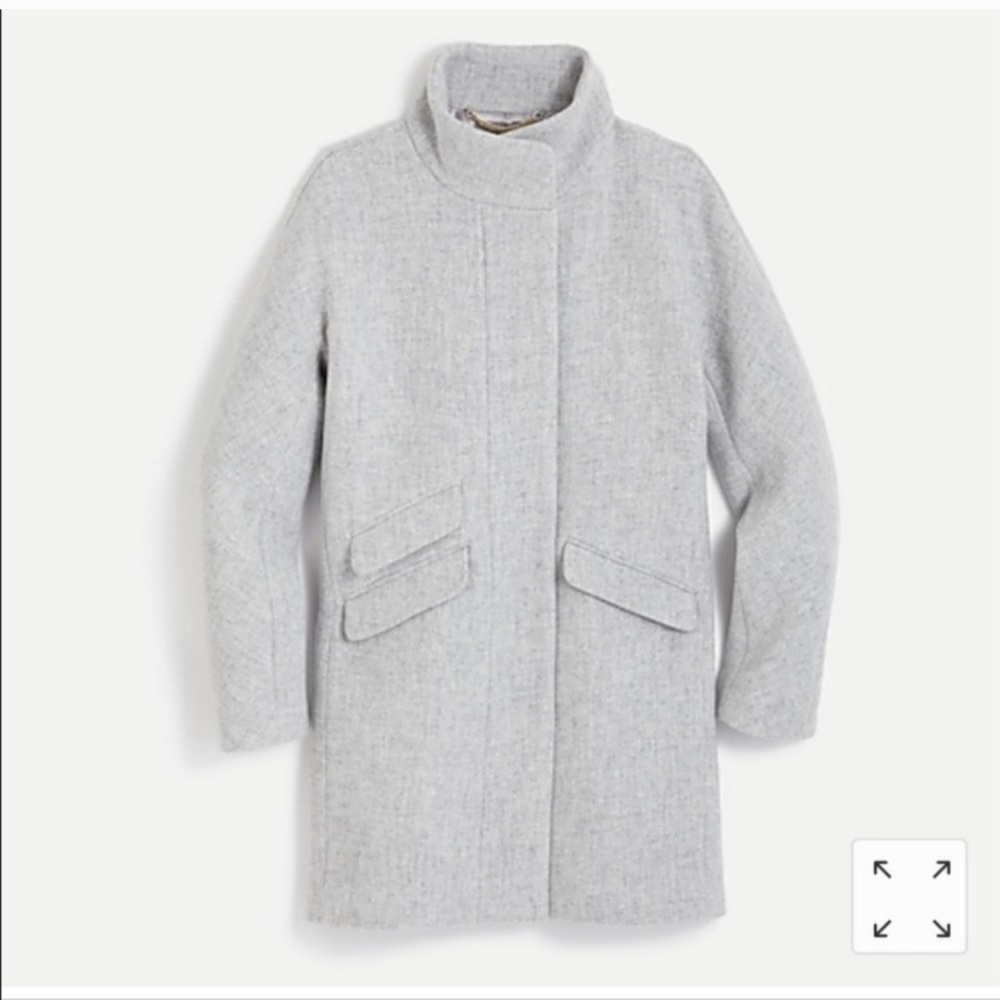 Jcrew Cocoon coat Italian stadium-cloth wool 00